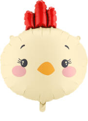 PartyDeco Balon din folie - Pui 51 x 59 cm