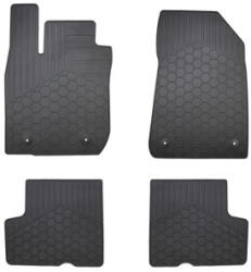  Set covoare cauciuc pentru Dacia Logan I 2005-2012, cu clips, negru (KROM501) (140125-2)