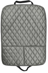  Protectie spatar scaun auto din imitatie piele cu 2 buzunare, 61.5x47.5 cm (110820-1)
