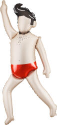 PartyDeco Balon din folie - Dansator de petrecere 64, 5 x 159 cm