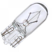  Set 10 becuri pozitie auto T10 (W5W) 12V 5W, lumina alb clar - BK80005 (231225-2)