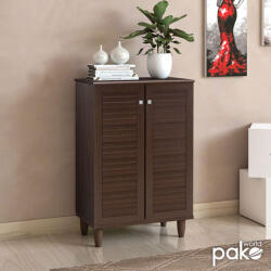 PAKKETO Dulap pantofi SANTΟ, 10 - 12 perechi, nuc, 60x35x92 cm (123-000060) Pantofar