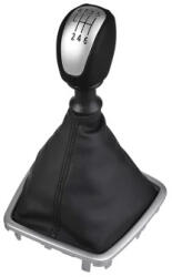  Manson schimbator cu maner, piele ecologica, pentru Renault Laguna III (MK3) 6 trepte (090625-36)
