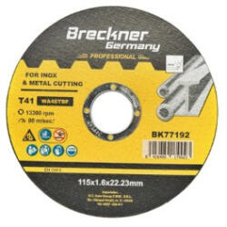  Disc flex inox T41 115x1, 6x22, 23 mm pentru taiere si polizare, BK77192 (231222-14)