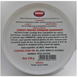  Ciment pentru etansare esapament Caspian 150 g, rezistent 1100°C (801104) (240225-4)