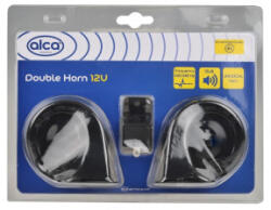  Set claxoane auto universale 12V Alca, tip dublu, cu releu - Cod 52905 (270224-11)