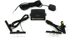 LAMPA LED stroboscopica profesionala 12-24V, set 4 module, lumina albastra 110-V44C (080720-5)