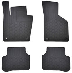  Set covoare din cauciuc pentru Volkswagen Passat CC 2008-2012, negru, KROM502 (140125-7)