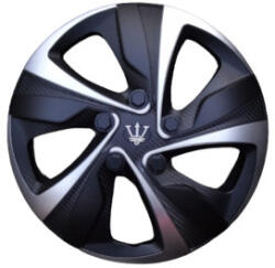  Set 4 capace roti Evo 15 inch, negru-argintiu, pentru jante din otel (WX2-1SL-15) (290923-36)
