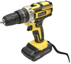  Masina de însurubat si gaurit cu percutie 21V, 2 baterii Li-Ion, BK76888 (300126-1)