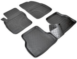  Covorase auto cauciuc tip tavita pentru Ford Focus II 2004-2011, set 4 buc (061119-43)