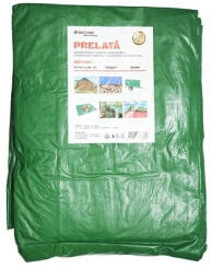  Prelata impermeabila albastra 4x5 m, 80 g/mp, cu ocheti metalici Breckner (120721-1)
