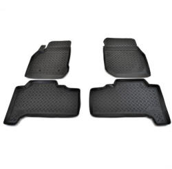  Set covoare cauciuc tip tavita pentru Lexus LX470 1998-2007, negru, 4 piese (121120-7)