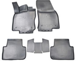  Set covorase cauciuc tip tavita pentru Volkswagen Tiguan II (2016+) - 4 buc, negru (121119-31)