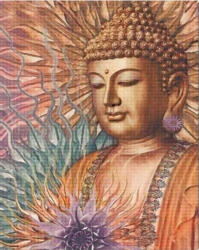 Figured Art Set goblen cu diamante, fara sasiu, Buddha, 40x50 cm (DP-720)