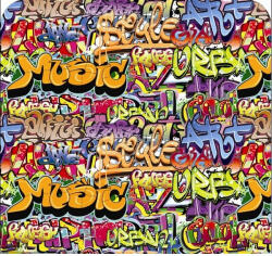  Colant auto BOMB TY030 model graffiti, 1 x 1, 5 m pentru colantare si decor (TCT-3679)