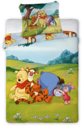  Disney Micimackó Sunny Meadow gyerek, ovis ágyneműhuzat 100×135 cm, 40×60 cm (FRR301446) - eking