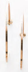  Victoria Rose gold színű fehér köves fülbevaló (VBNAY06160)
