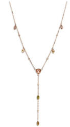  Victoria Rose gold színű színes köves nyaklánc (VBKACA74447) - eking