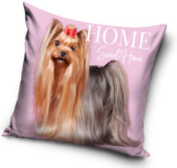  Kutyás Yorkie párnahuzat 40x40 cm (CBX214055PNL) - eking