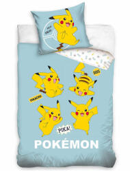  Pokémon Pika ágyneműhuzat 140×200cm, 70×90 cm (CBX242395POKE) - eking