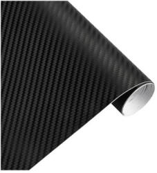  Folie carbon 3D neagra autocolanta 1.27 x 1 m, textura fibra carbon (KM9003) (TCT-1304)