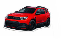  Abtibild auto model Duster pentru exterior, rezistent UV si apa, 15x8 cm (XL-25) (010126-9)