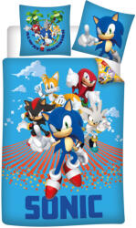  Sonic a sündisznó Always Running gyerek, ovis ágyneműhuzat 100×135cm, 40×60 cm (BRM022089) - eking