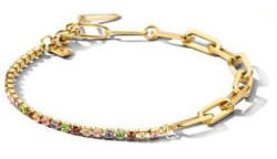  Victoria Arany színű színes köves karkötő (VBKACA85521) - eking