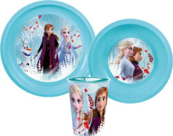  Disney Jégvarázs Blue Forest étkészlet, műanyag szett (JVL55553) - eking