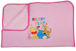 Disney Micimackó plüss babatakaró rózsaszín 70x90cm (FRK-17204901000)