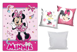  Disney Minnie polár takaró, párnahuzat és párna szett 3 db-os (Minnie Magic) (EKING0562)