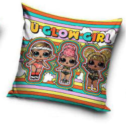 L.O.L. Surprise! Glow Girls párnahuzat 40x40 cm (CBX221039LOL)