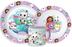 Gabi babaháza Kitty Magic étkészlet, micro műanyag szett bögrével 265 ml (JVL33367) - eking