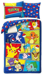  Pokémon PokéPower ágyneműhuzat 140×200cm, 70×90 cm (HAX612314) - eking