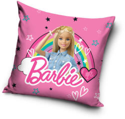  Barbie Rainbow párnahuzat 40x40 cm Velúr (CBX203027BARB) - eking