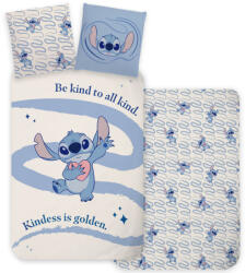  Disney Lilo és Stitch, A csillagkutya Kindness gyerek, ovis ágyneműhuzat 100×135 cm, 40×60 cm (BRM021402) - eking