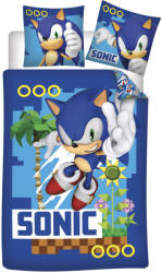  Sonic a sündisznó Turbo gyerek, ovis ágyneműhuzat 100×135cm, 40×60 cm (BRM022041) - eking