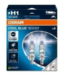  Set 2 becuri halogen Osram H1 Cool Blue Intense 12V 55W 5500K, ECE (130225-8)