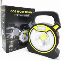  Lanterna de lucru LED COB CM-142 reîncarcabila, micro USB, mod avertizare (251017-6)