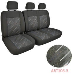  Set huse scaune auto textile 2+1 premium, burete 10/5 mm, ART105 (100625-1)