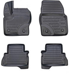  Set covoare cauciuc tip tavita pentru Ford Kuga I (2008-2013), negru (171022-68)