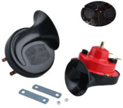  Set claxoane auto universale 12V, 2 bucati, sunet puternic tip melc (002B) (TCT-1371)