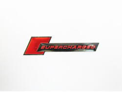  Emblema auto „Supercharged rosie, relief, 10x1 cm (TS-105) (TCT-4597)