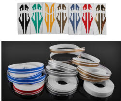  Banda decorativa auto 2 linii pentru caroserie, 10 mm x 10 m, JK-350 (TCT-2150)