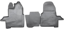  Covorase auto cauciuc tip tavita pentru Ford Transit 2014+ (set 2, negru) (021119-2)