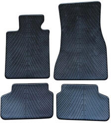  Set covoare din cauciuc pentru BMW Seria 5 G30 (2017-2024), negru, KROM004 (120125-20)