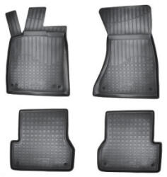  Set covorase cauciuc tip tavita pentru Audi A6 C7 / A7 (2011-2018), negru (051119-5)
