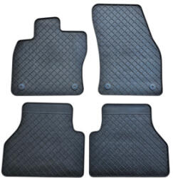  Set covoare din cauciuc pentru Volkswagen Caddy 2021+ pasageri, negre, cu clipsuri (130125-22)