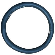  Husa volan auto M neagra, imitatie piele, 37-39 cm, montaj rapid (CST05) (150924-3)